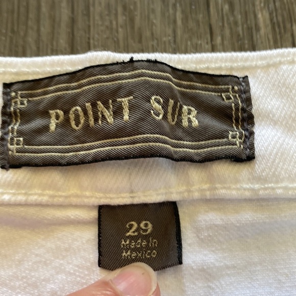 J.Crew Point Sur Slim Distressed White Boyfriend Jeans - 29 - Picture 8 of 10